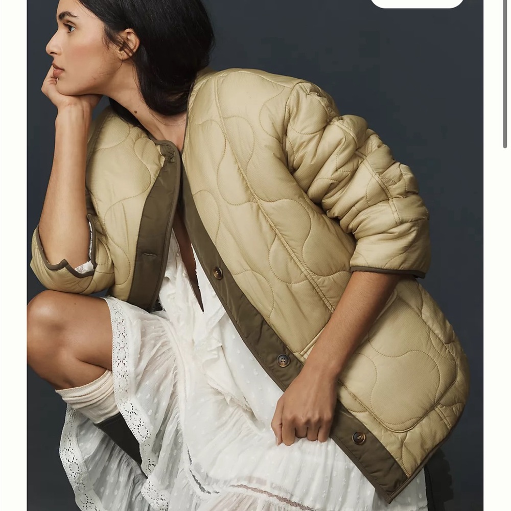Anthropologie quilted jacket